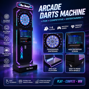 Macchina per Freccette Commerciale, Schermo HD da 32 Pollici, Modalità Multi-Gioco, Funzionamento a Monete, per <span class=keywords><strong>Bar</strong></span> e Sale Giochi - Product Image 3