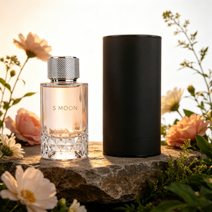 Luxurious Custom Made Glass <strong>Perfume</strong> Bottle with <strong>100ml</strong> Capacity Customized Color and Printed Log with a Box Included - Product Image 1