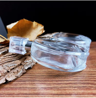 Vente en gros de flacons de parfum en verre vides de 8 à 15 ml avec boîte, conteneur cosmétique divisé pour lotion, pour parfum et soins de la peau, impression sérigraphique