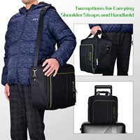 Sac à dos en nylon durable avec fermeture éclair, poignée et bandoulière pour Xbox X/S/360 One, pour console et accessoires - Rangement portable