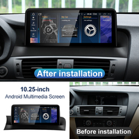 STWEI 2024 Nouveau système Android 10,25 pouces avec interface utilisateur ID6 ID7 ID8, CarPlay sans fil AUTO pour BMW X3 F25 X4 F26 CIC NBT Lecteurs vidéo de voiture GPS Navi