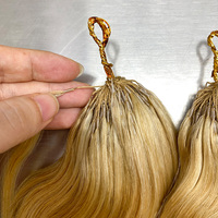 Extensions de tressage pré-séparées en cheveux humains vietnamiens non traités, ondulés, pour crochet, double trame machine, sans nœuds