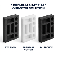Insert en mousse EPE/EVA/IXPE personnalisé, écologique, étanche, pour boîte à outils, découpe CNC de précision, antichoc, antistatique, plateau d'ombrage