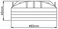 Aimants en néodyme de 1,75 pouce, sensibilité de 112 dB, diaphragme en polyimide, haut-parleur de compression HF, DE400-8