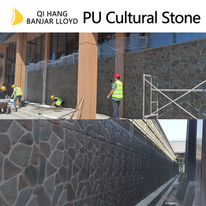 Panneaux en pierre PU, style industriel extérieur, imitation roche, panneau mural en pierre artificielle pour mur extérieur décoratif avec CE - Product Image 4