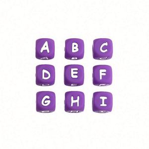 Cuentas de Silicona Personalizadas con Letras, Cuentas de Dentición para Bebés de 12 mm, Libres de BPA, Suministros para Clips de Chupetes DIY, Regalos para Baby Shower - Product Image 6