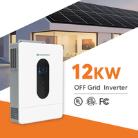 ABD Menşei 12kW 8kw 10kw Hibrit İnvertör GES48120M250-500XP Tüm Ev İçin Yedek Güneş Enerjisi Depolaması RS232 RS485 CAN ile