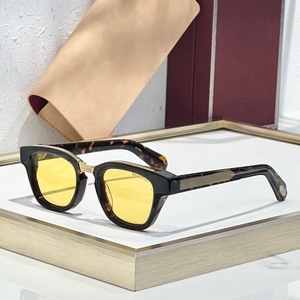 JMM <span class=keywords><strong>Jules</strong></span> 47-23-146 Lunettes de soleil pour hommes et femmes de qualité supérieure, lunettes de soleil de créateur, style punk classique, luxe, en acétate, UV400, avec boîte - Product Image 5