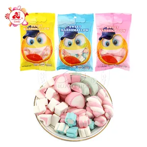 Halal mini sweet marshmallow in bag cotton candy