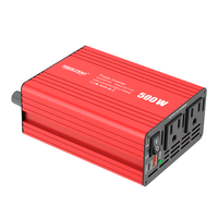 Otomotiv Araba Dış Mekan 12V 110V 500W Aşırı Yük Korumalı Modifiye Sinüs Dalgası Tek Fazlı DC'den AC'ye USB Güç İnvertörü