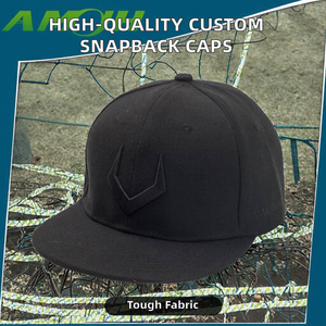 Nice Quality Metal Sports <b>Cap</b> Custom Logo 3D Embroidery <b>Plain</b> Flat Brim Snapback <b>Baseball</b> Hat Wholesale Canvas Denim - Product Image 2