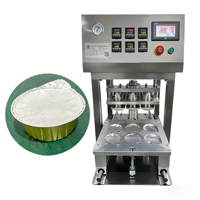 Petite machine de scellage pour couvercles en aluminium, idéale pour les pots de gelée, de pouding et de yaourt