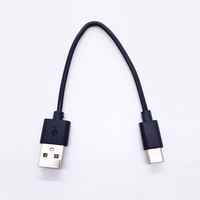 Cable de Datos USB-A a USB-C de Alta Calidad, Diseño Corto de 10cm/20cm de Longitud, Cable USB Tipo-C para Carga Rápida