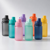 Bouteille d'eau double usage 350 ml avec logo personnalisé, impression en petite série, faible MOQ, fabricant OEM ODM, marques promotionnelles fitness