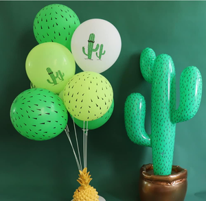 <span class=keywords><strong>Kit</strong></span> de Décoration pour Fête d'Anniversaire Fiesta : Bannière Cactus, Éventails en Papier, Lanternes, Décorations de Gâteaux Cupcake, Ballons Hélium, Guirlande et Arche - Product Image 4