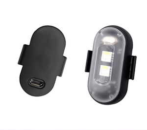 Lumière stroboscopique avant pour voiture, moto, vélo, noire, rechargeable par USB, batterie, plastique, étanche, télécommande sans fil, LED - Product Image 6