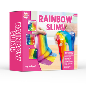 Kit de fabrication de slime arc-en-ciel magique et moelleux pour enfants, argile cristalline non toxique, jouet promotionnel - Product Image 1