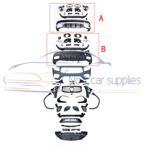 Venta de fábrica GLB Modify <span class=keywords><strong>AMG</strong></span> <span class=keywords><strong>A35</strong></span> A45 parachoques delantero difusor trasero puntas de escape kit de carrocería negro y plateado para Mercedes Benz X247 - Product Image 1
