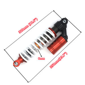 <span class=keywords><strong>Pit</strong></span> <span class=keywords><strong>Bike</strong></span>-<span class=keywords><strong>amortiguador</strong></span> trasero <span class=keywords><strong>Dnm</strong></span>, 10 orificios de 12mm, 350mm, ajustables, para Xrm 125 - Product Image 2