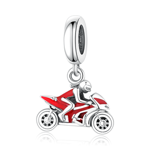 Abalorio <span class=keywords><strong>de</strong></span> Plata <span class=keywords><strong>de</strong></span> Ley 925 con Diseño <span class=keywords><strong>de</strong></span> Coche <span class=keywords><strong>de</strong></span> Carreras F1, Motocicleta y Casco para Pulseras <span class=keywords><strong>Originales</strong></span> Pan Charms, Ideal para la Creación <span class=keywords><strong>de</strong></span> Joyas para <span class=keywords><strong>Mujer</strong></span> - Product Image 2