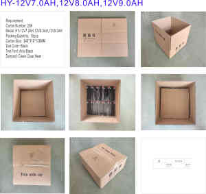 メーカー12V 9AHディープサイクル鉛酸VrlaバッテリーメンテナンスフリーUPS用子供用おもちゃ車 - Product Image 5