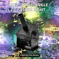 Machine à jet de CO2 DMX 512, 1400 Psi, en aluminium, avec tuyau de 6 mètres, canon à jet de CO2 de 8 à 10 m pour scène, discothèque, DJ, bar, théâtre, spectacle