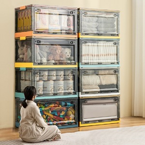 Đa chức năng nhựa có thể gập lại có thể tháo rời quần áo tổ chức hộp lưu trữ cho cắm trại ngoài trời & xe sử dụng - Product Image 1