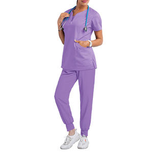 Combinaison de travail pour infirmières, pantalon cargo de haute qualité avec logo personnalisé, ensemble de blouses pour le travail à l'hôpital et uniforme médical - Product Image 6