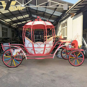 Chariot de princesse électrique en forme de citrouille pour mariage - Product Image 5