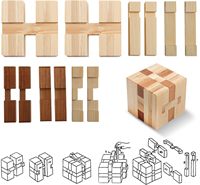 Vente en gros usine : Jouets éducatifs en bois de luxe, très demandés, avec gravure, cube serpent à assembler et puzzle 3D en bois