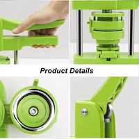Offre Spéciale bricolage 58mm en plastique bouton rond fabricant Machine manuel broche Badge presse Machine Kit