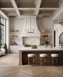 ตู้ครัวแบบแยกส่วนพร้อมเกาะตามสั่งสไตล์โมเดิร์นโมเดิร์นปรับแต่งได้ตามต้องการ - Product Image 4