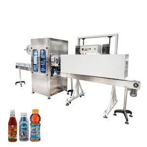 Machine d'étiquetage automatique Machine d'étiquetage de <span class=keywords><strong>manchon</strong></span> Machine à rétrécir pour gaines et bouteilles rétractables Boîtes en aluminium Pet/<span class=keywords><strong>PVC</strong></span> - Product Image 1
