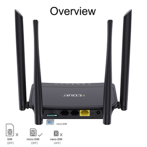 <span class=keywords><strong>Modem</strong></span> <span class=keywords><strong>GSM</strong></span> Gia Đình Thông Dụng 192.168.1.1 Bộ Định Tuyến Wifi Mini 3G Lte 4G 300Mbps CE FCC ROHS 2.4G 10/100Mbps Enterprise B1/B3/B5/B8 EDUP - Product Image 2