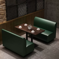 Ensemble de banquettes en cuir modernes en promotion pour hôtels, restaurants, cafés et mobilier de salle à manger