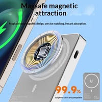 iPhone Vlog Çekimi, YouTube Canlı Yayın, Makyaj Kaydı için Manyetik Kablosuz Akıllı Telefon Selfie Arka Kamera Monitörü
