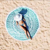 Popular Custom Printed Logo Antimicrobial Suede Microfiber Beach Towels Printed Stripe Cartoon Summer Sand-Free Beach
