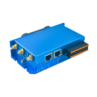 2026 OpenEmbed OpenWRT MediaTek MT7981BA Edgebox-Blue Controlador de Programación PLC WIFI6 4G LTE 4DI 6DO Control Industrial RS485
