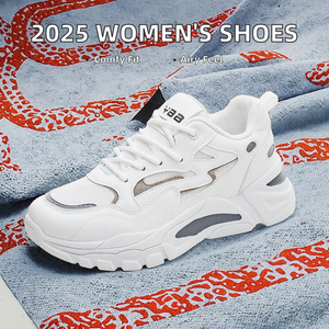 Scarpe da Tennis comode e traspiranti da donna scarpe sportive stringate con tendenza alla moda AI Assistant - Product Image 3