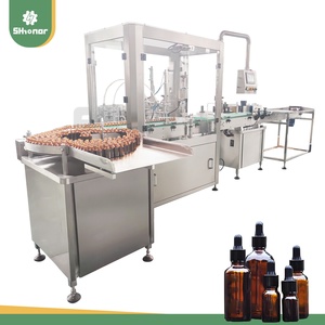 Otomatik 10ml 30ml küçük şişe sıvı göz damlası flakon cam damlalık uçucu yağ dolum makinesi ve kapatma makinesi - Product Image 1