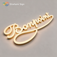 Lettres en acrylique personnalisées effet néon pour les devantures de magasins de détail