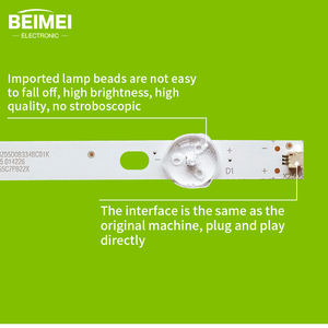 Tira de LED para iluminación trasera de TV, para <span class=keywords><strong>Philips</strong></span> 32PHG5813/78 5LED 3V, 18115 014226, 210BZ05D0B334BC01K, VC155C7PB22X - Product Image 4