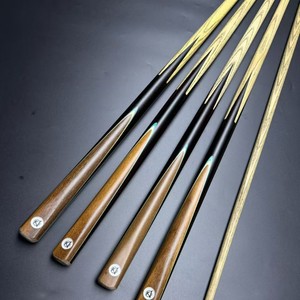 Taco de billar de madera maciza de 145 cm en 1 pieza con culata de cocobolo, duradero para juegos de snooker y billar de bola 8. - Product Image 3