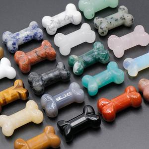 2024มาใหม่<span class=keywords><strong>พลอย</strong></span>แกะสลักคริสตัลควอตซ์มินิน่ารักสุนัขกระดูกสำหรับทำเครื่องประดับหรือตกแต่ง - Product Image 4