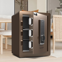 Conception personnalisée économique Casier électronique numérique empreinte digitale argent coffre-fort ignifuge armoire coffre-fort