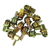 Raccords hydrauliques en acier au carbone, raccords rapides banjo pour tuyaux d'huile, fabriqués en fer durable