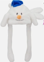 Chapeau Lapin en Peluche avec Oreilles Mobiles à Airbag, Bonnets d'Hiver pour Enfants, Mignons Chapeaux d'Animaux Lumineux à LED pour Filles, Déguisement Cosplay pour Fêtes