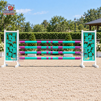 Clôture de saut à l'amincissement d'obstacle cheval, résistante aux UV, différentes formes