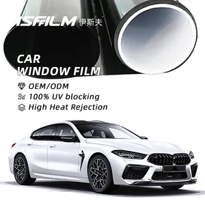 ISF automotive insulation 70%irr auto car manufacturer glass window tint anti uv heat rejection nano ceramic uv 400 solar film