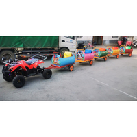 Train électrique sans rail pour enfants, à batterie, en forme de fût d'huile, pour parc d'attractions, prix d'usine, à vendre